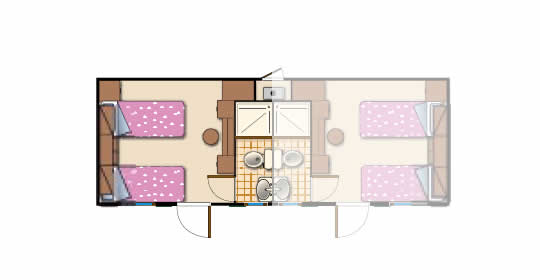 Mobile homes Hotel en Dalmatien, Kroatien
