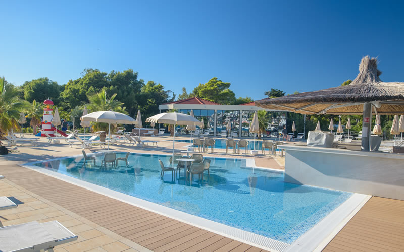 Camping Stobreč Split Pool area