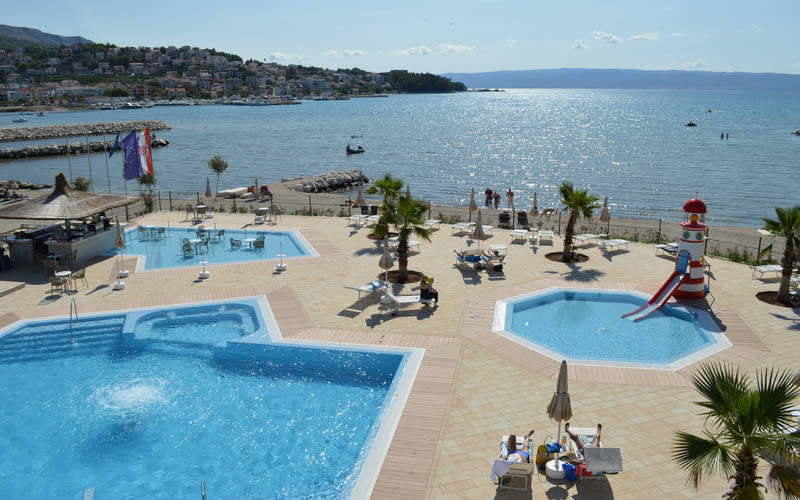 Camping Stobreč Split Pool area