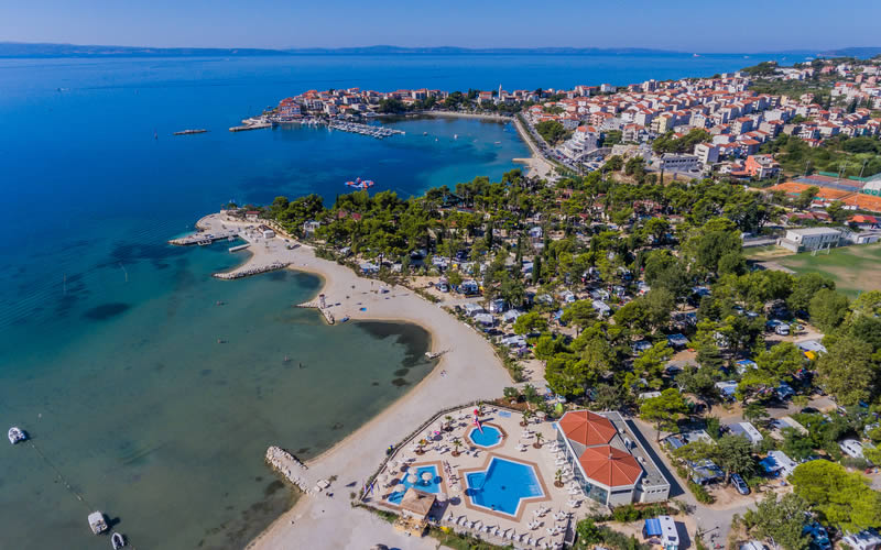 Camping Stobreč Split Pool area