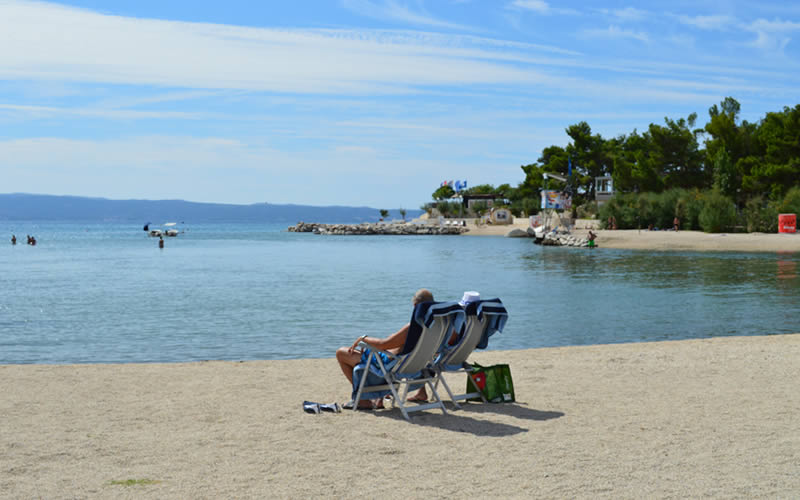 camping i efteråret i Split, Dalmatien, Kroatien camping i efteråret i Split, Dalmatien, Kroatien