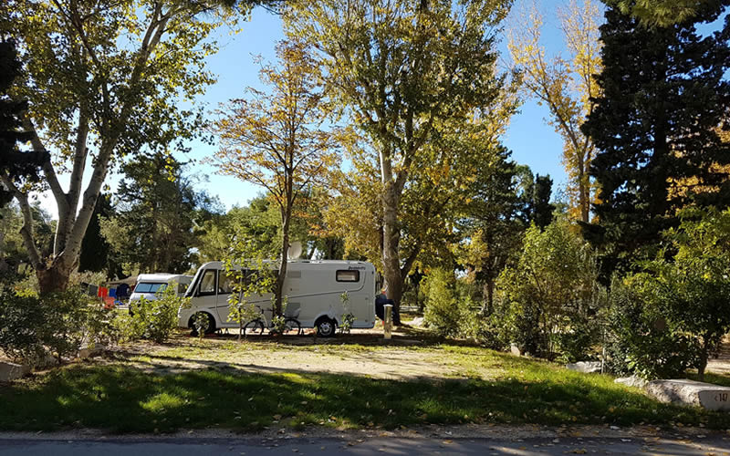 camping i foråret i Split, Dalmatien, Kroatien camping i foråret i Split, Dalmatien, Kroatien